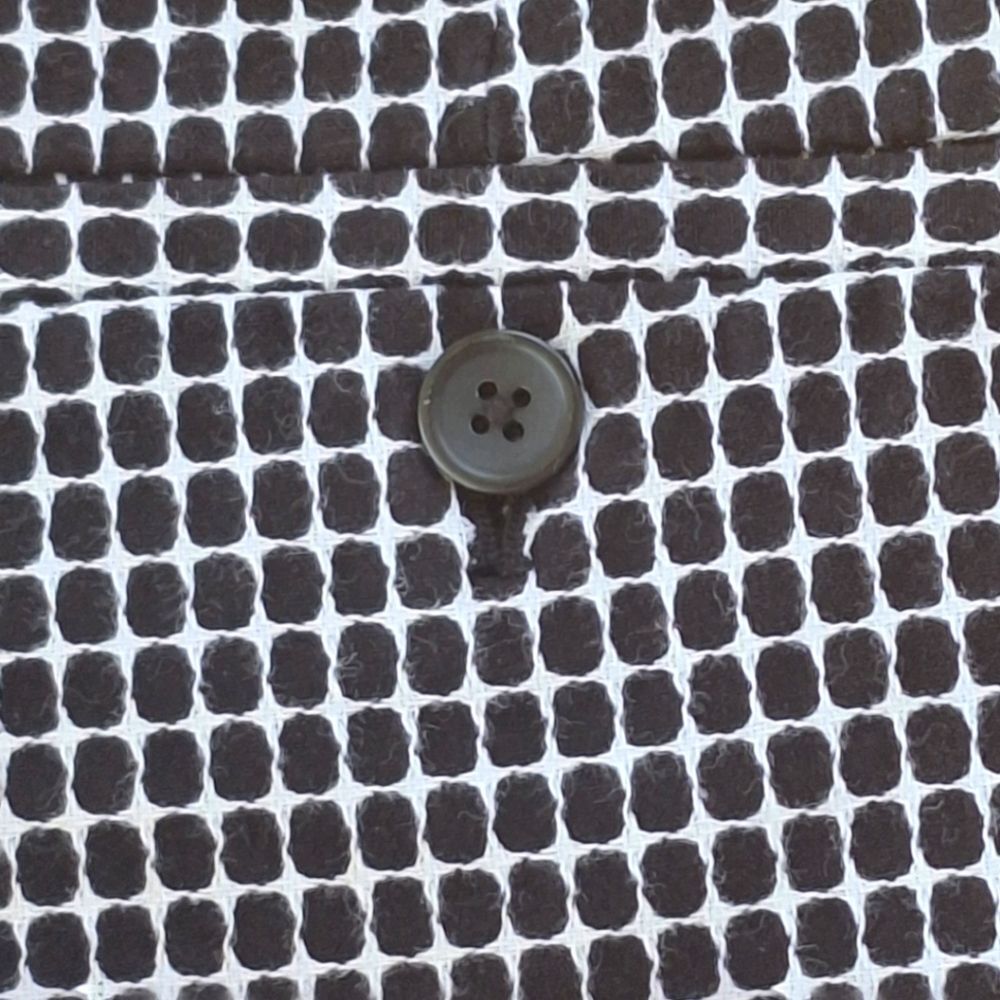 Banana Republic Tailored Jacquard Shorts size 10 Chinos 100% Cotton Black White - Picture 4 of 12